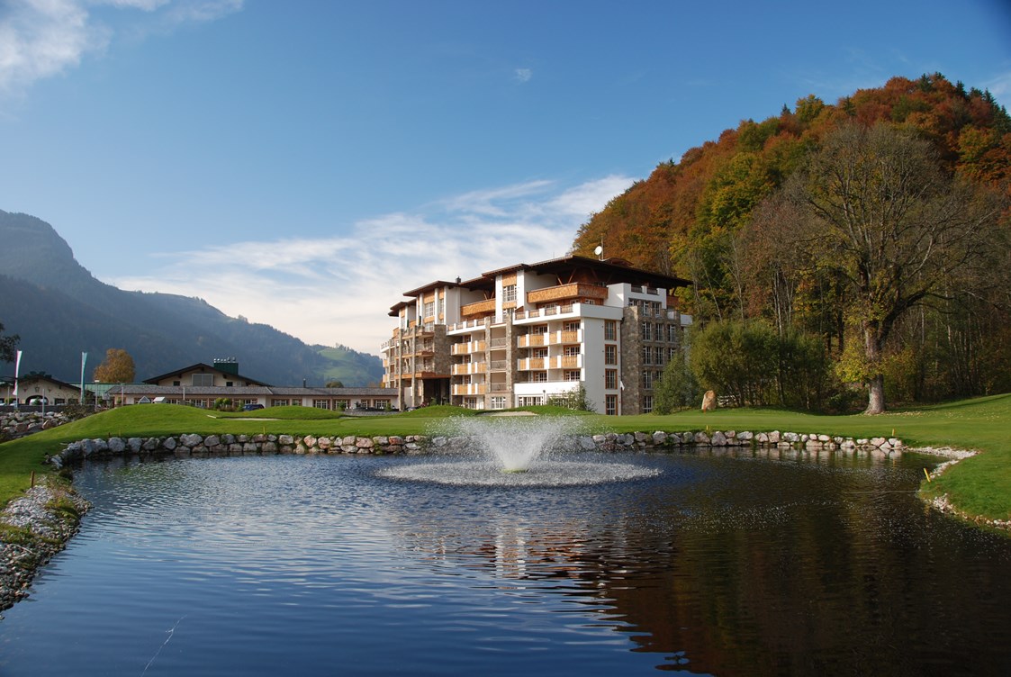 Hochzeitslocation: Das Grand Tirolia in Kitzbühel im Sommer. - Grand Tirolia Hotel Kitzbuhel, Curio Collection by Hilton