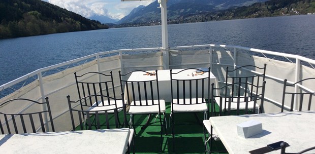 Destination-Wedding - Art der Location: Restaurant - Standesamt an Board - Hochzeitsschiff MS Porcia am Millstätter See