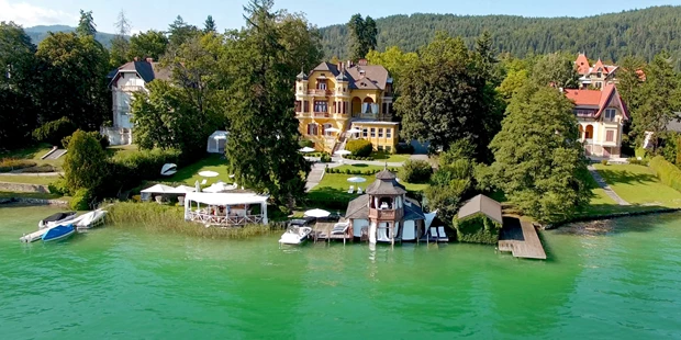 Destination-Wedding - Art der Location: Hotel / Chalet - Miralago Summer Impression - Hotel SCHLOSSVILLA MIRALAGO - die wundervolle, einzigartige Location direkt am Wörthersee -